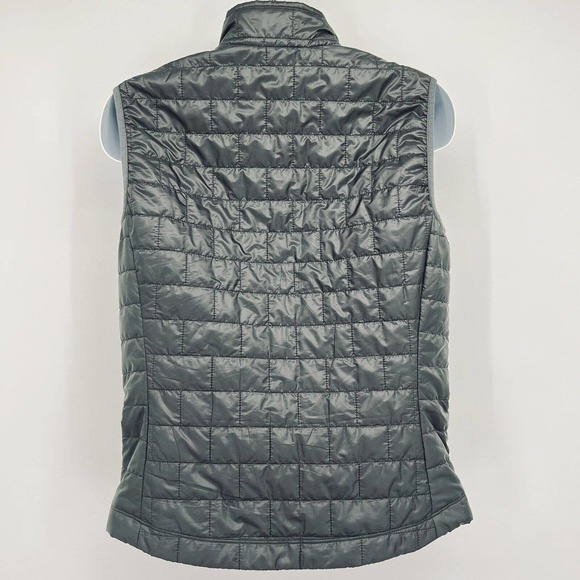 Patagonia Men's Dark Grey Quilted Vest Size Medium - Picture 7 of 12
